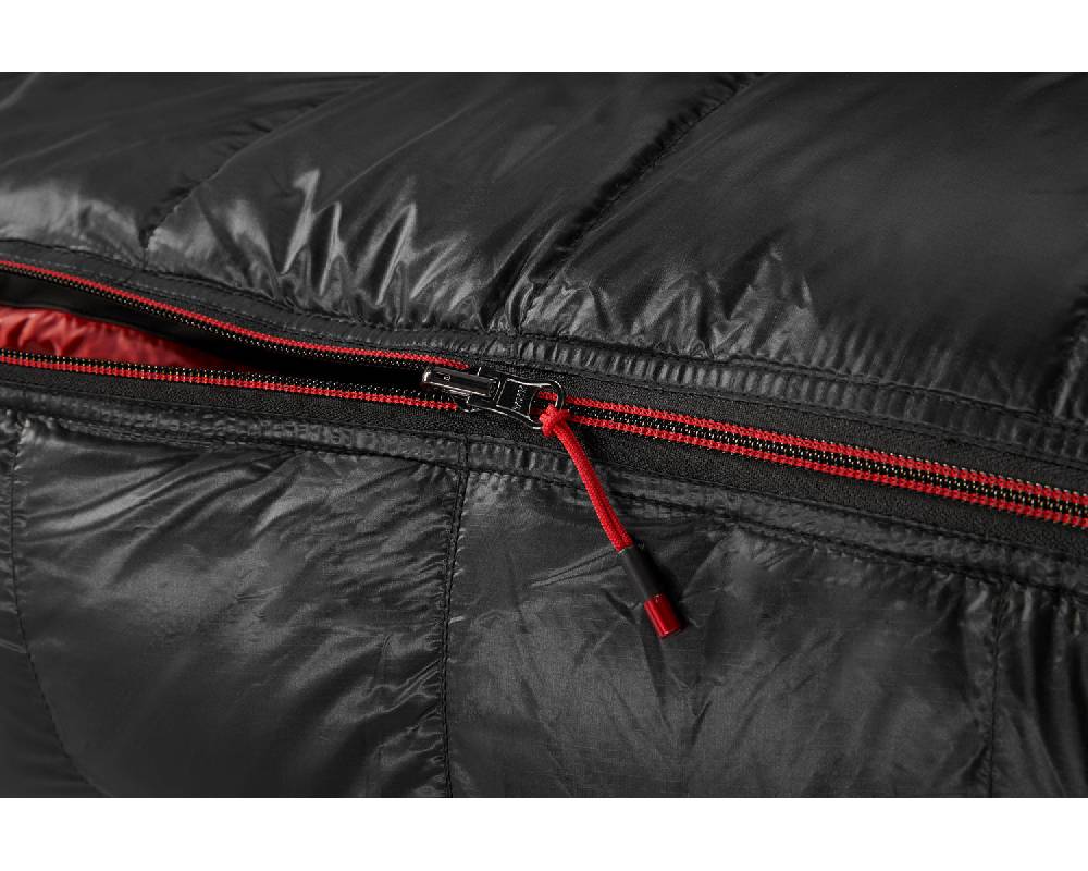 Nordisk V.I.B 400 Right zip Daune (-2° C) | Black Schlussverkauf