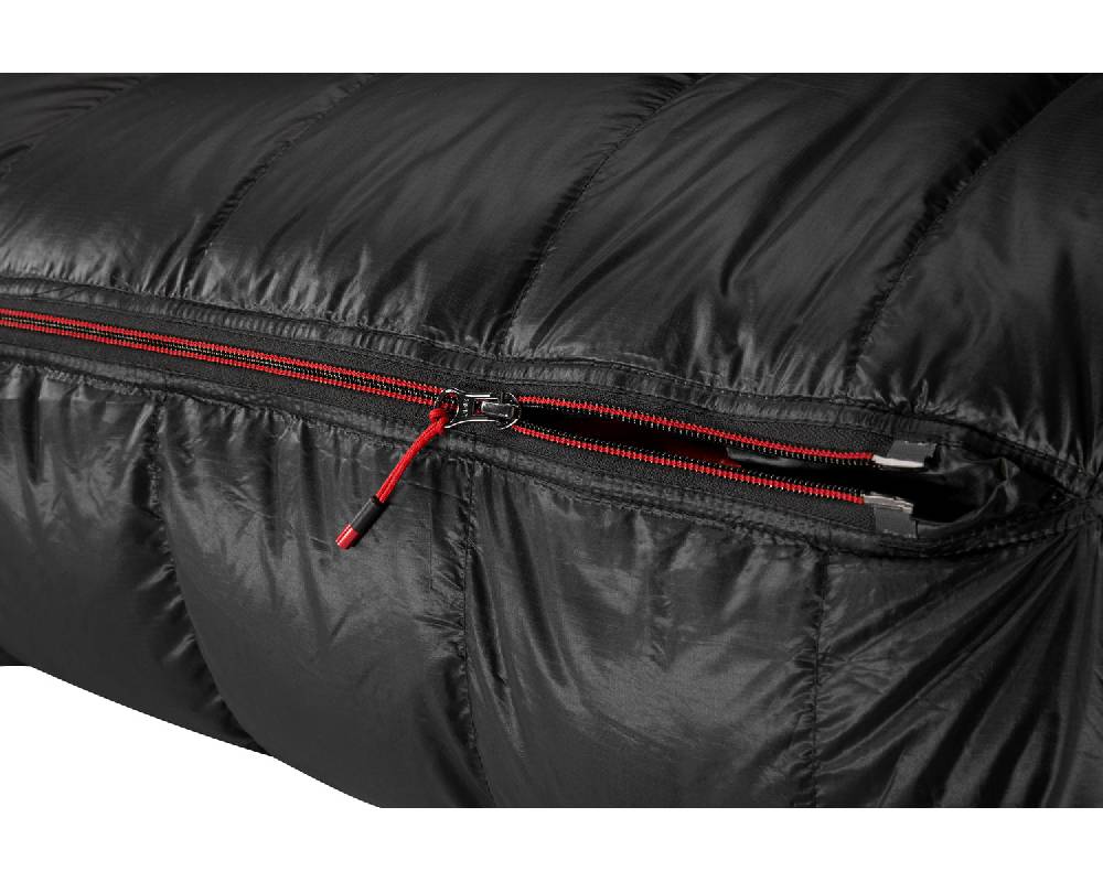 Nordisk V.I.B 400 Right zip Daune (-2° C) | Black Schlussverkauf