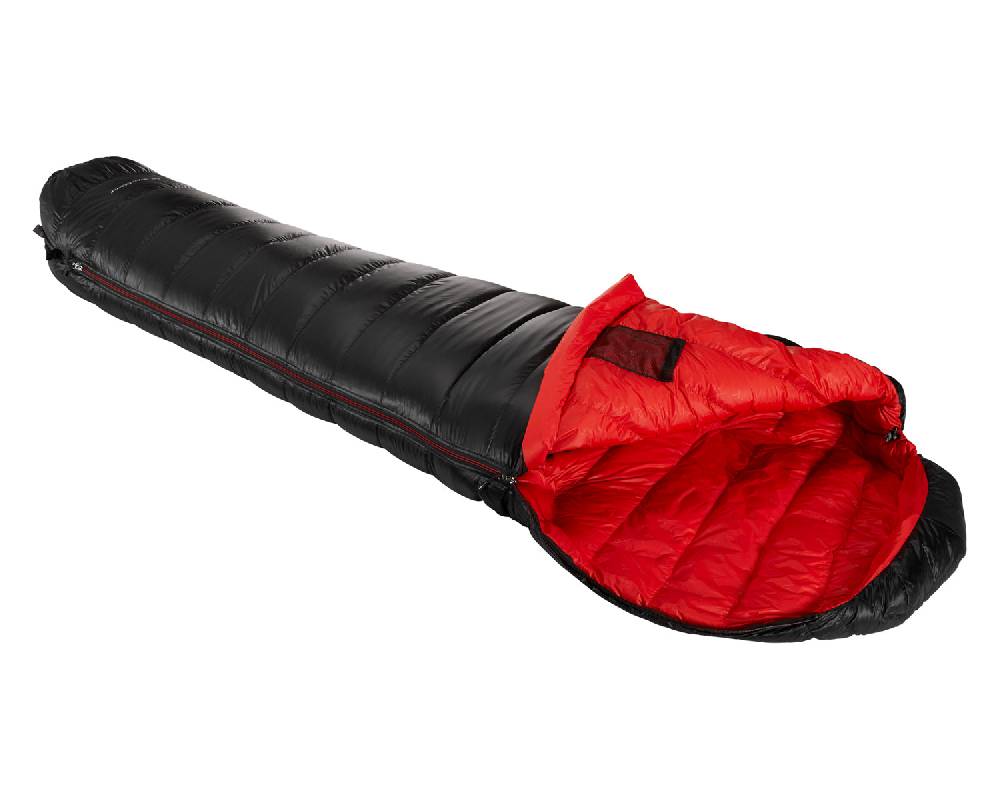 Nordisk V.I.B. 250 Left zip Daune (5° C) | Black Günstiger Verkauf