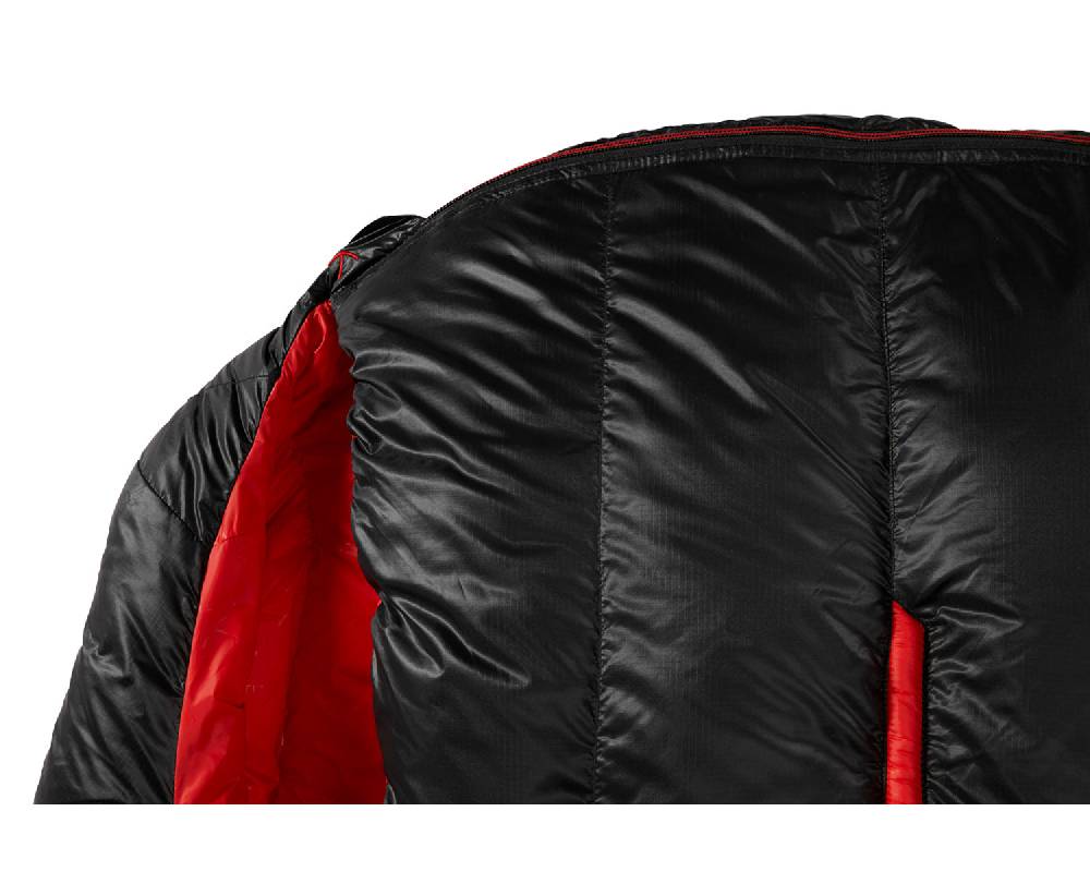 Nordisk V.I.B. 250 Left zip Daune (5° C) | Black Günstiger Verkauf
