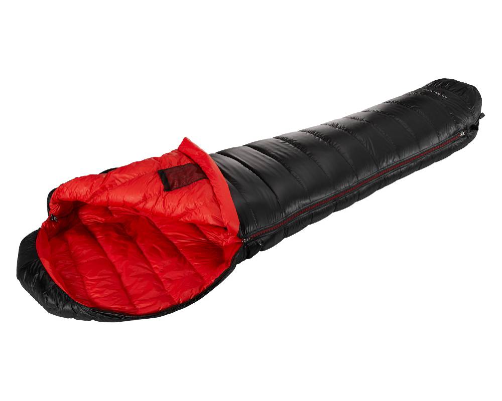 Nordisk V.I.B 250 Right zip Daune (5° C) | Black Fabrikverkauf