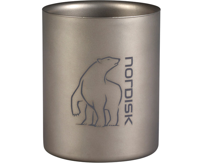 Nordisk Titanium mug 450 ml Matt Silver