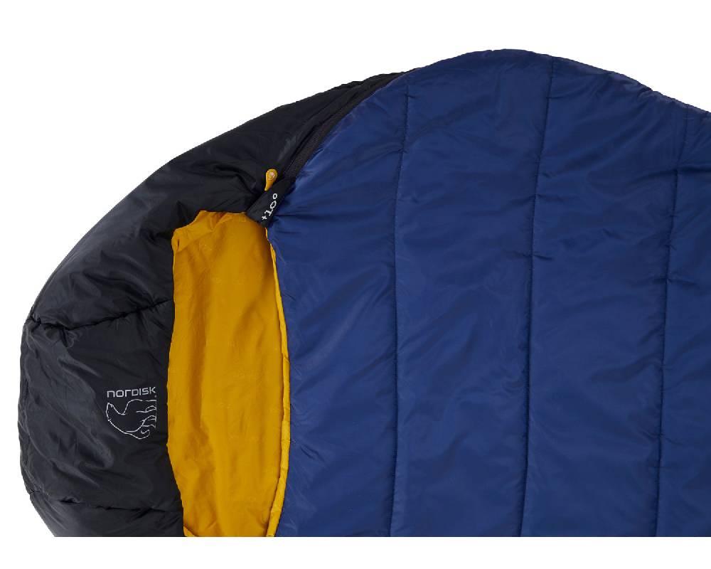 Nordisk Puk +10° Curve Kunstfaser True Navy/Mustard Yellow/Black Hotsell