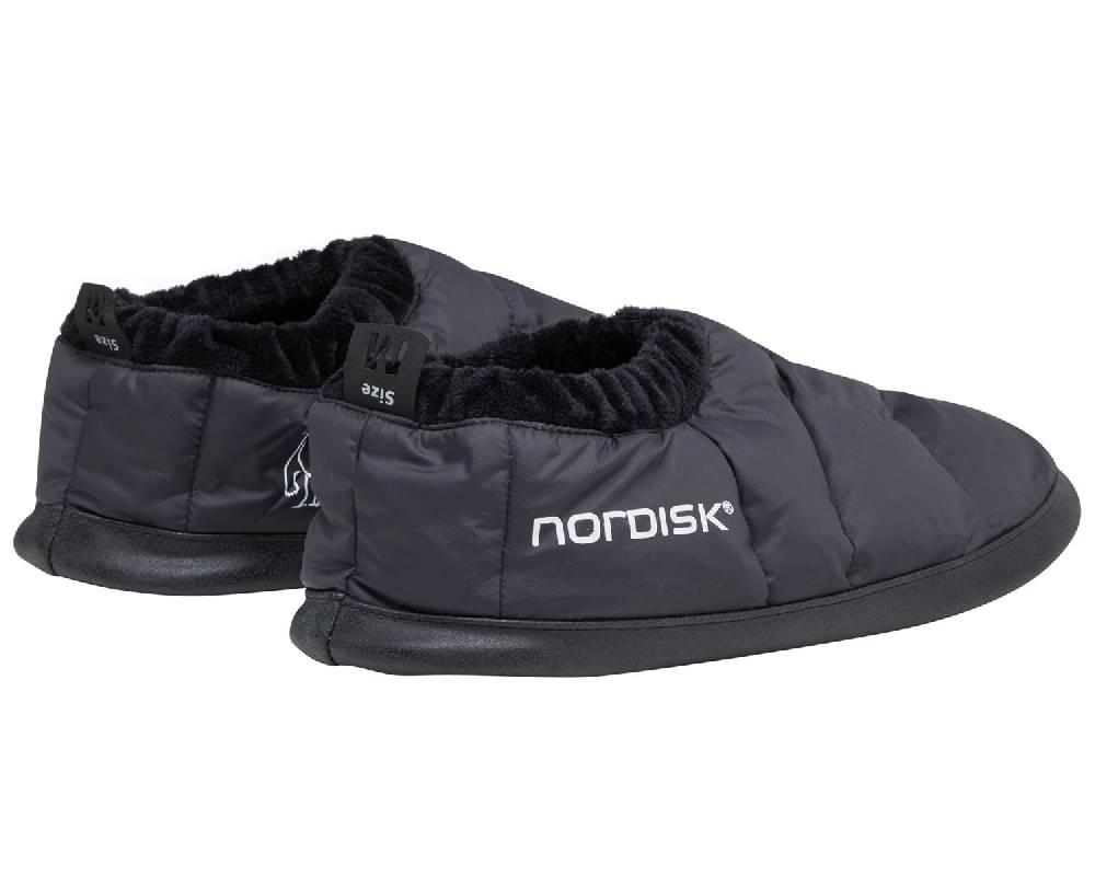 Nordisk Mos down slippers Black Blitzverkäufe