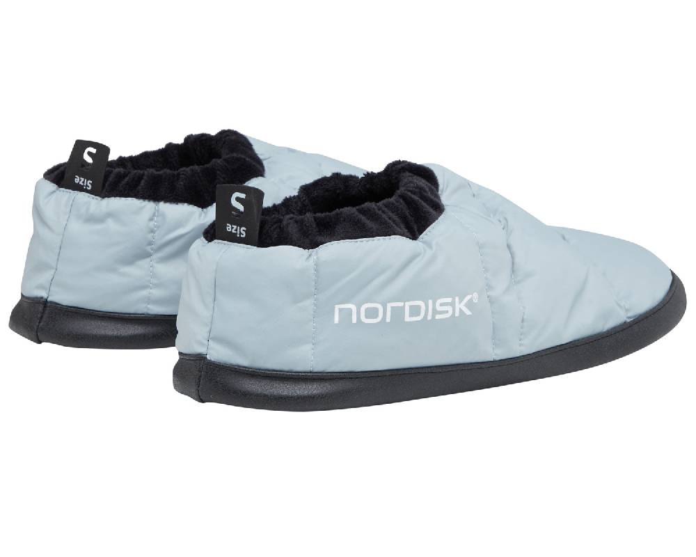 Nordisk Mos down slippers Arona Blue Verkauf