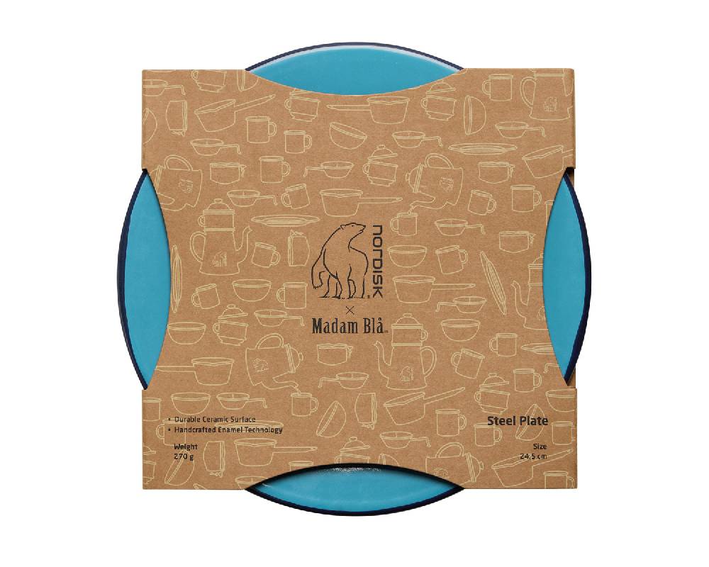 Nordisk Madam Blå plate Sky Blue Fabrikverkauf
