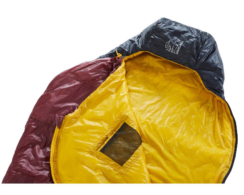 Nordisk Oscar +10° Curve | Kunstfaser Rio Red/ Mustard Yellow/ Black im Angebot