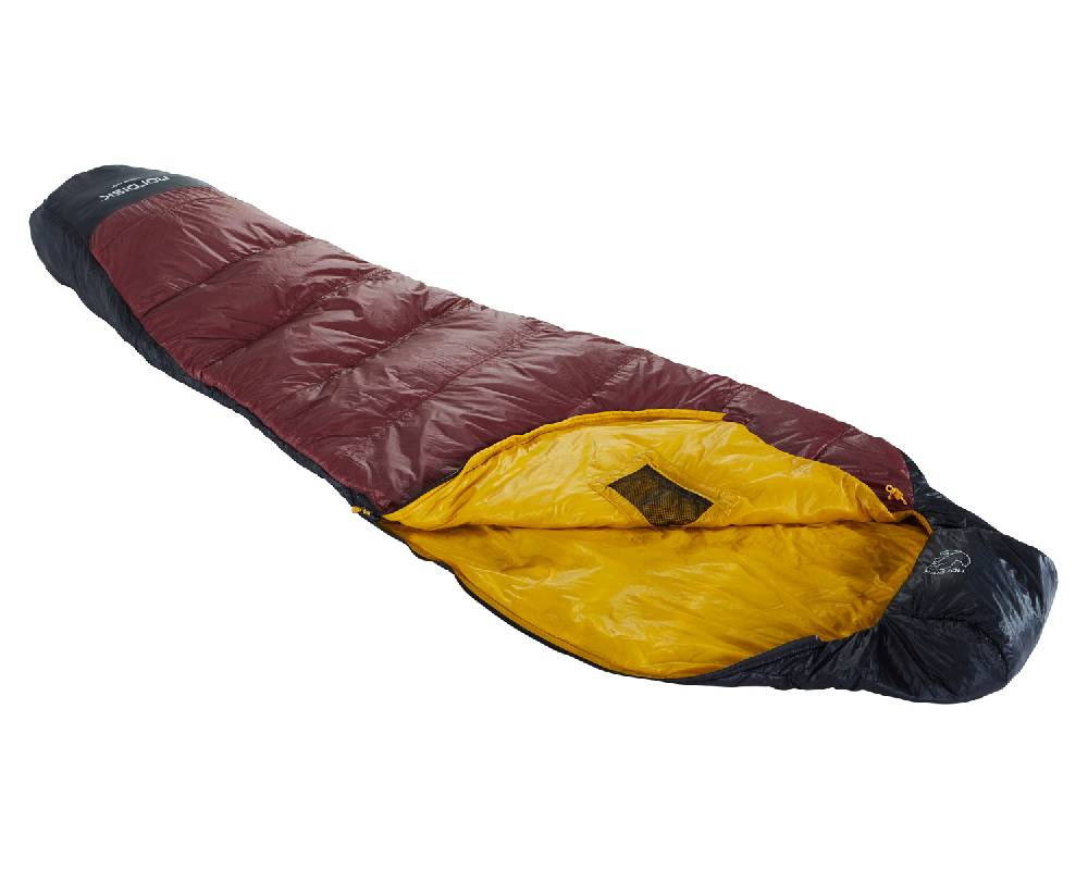 Nordisk Oscar +10° Mummy | Kunstfaser Rio Red/ Mustard Yellow/ Black Fabrikverkauf