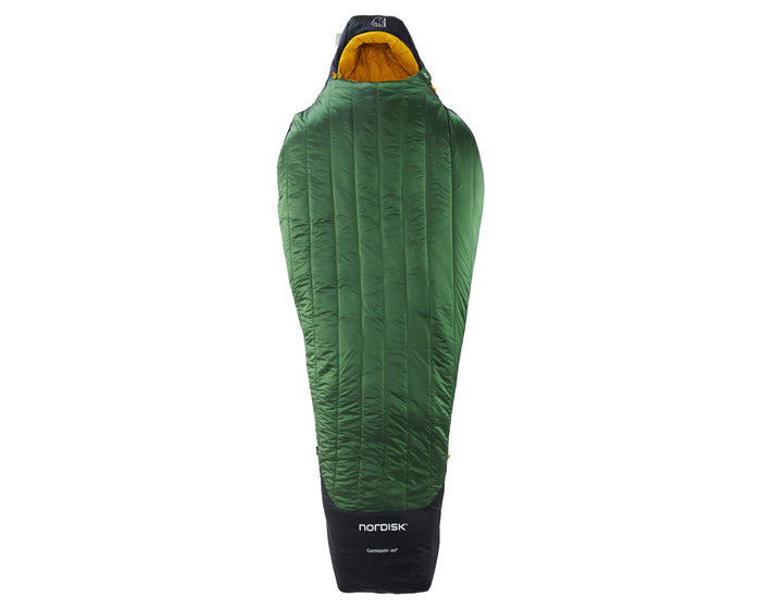Nordisk Gormsson -20° Mummy| Kunstfaser Artichoke Green/Mustard Yellow/Black