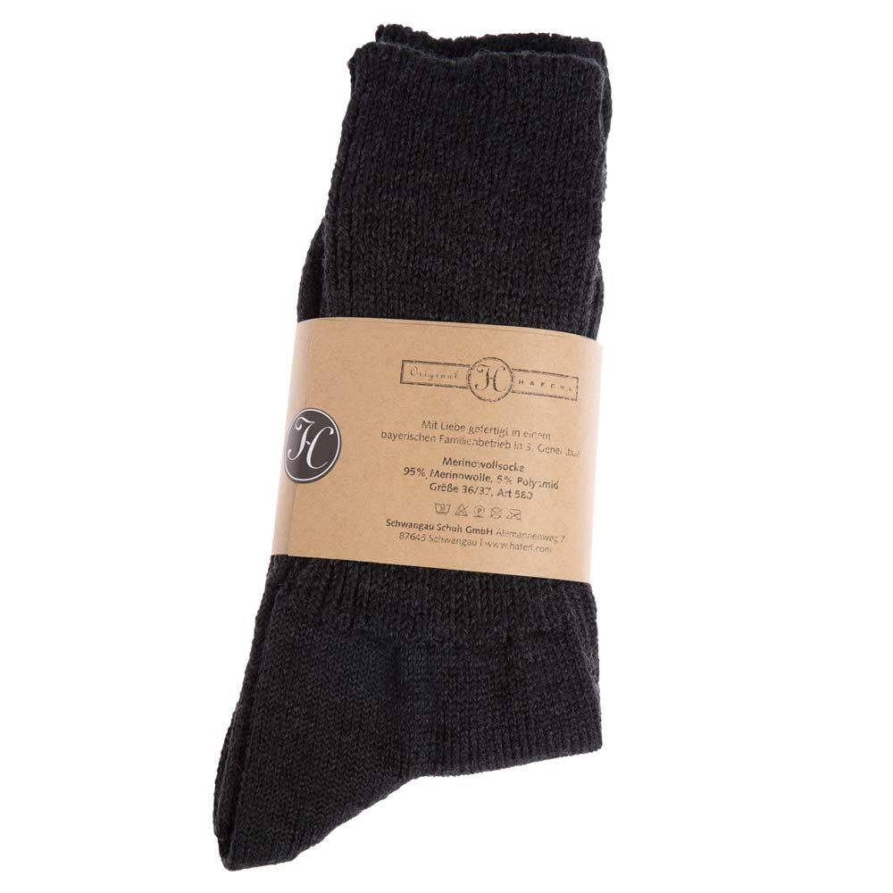 Original Haferl Merinosocken | anthrazit Meist gekauft