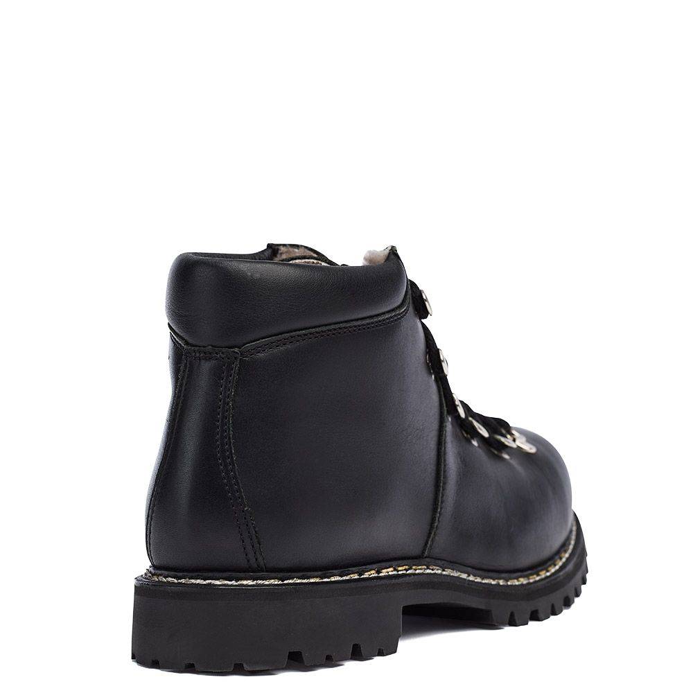 Original Haferl Halblech Lammfell | schwarz im Angebot