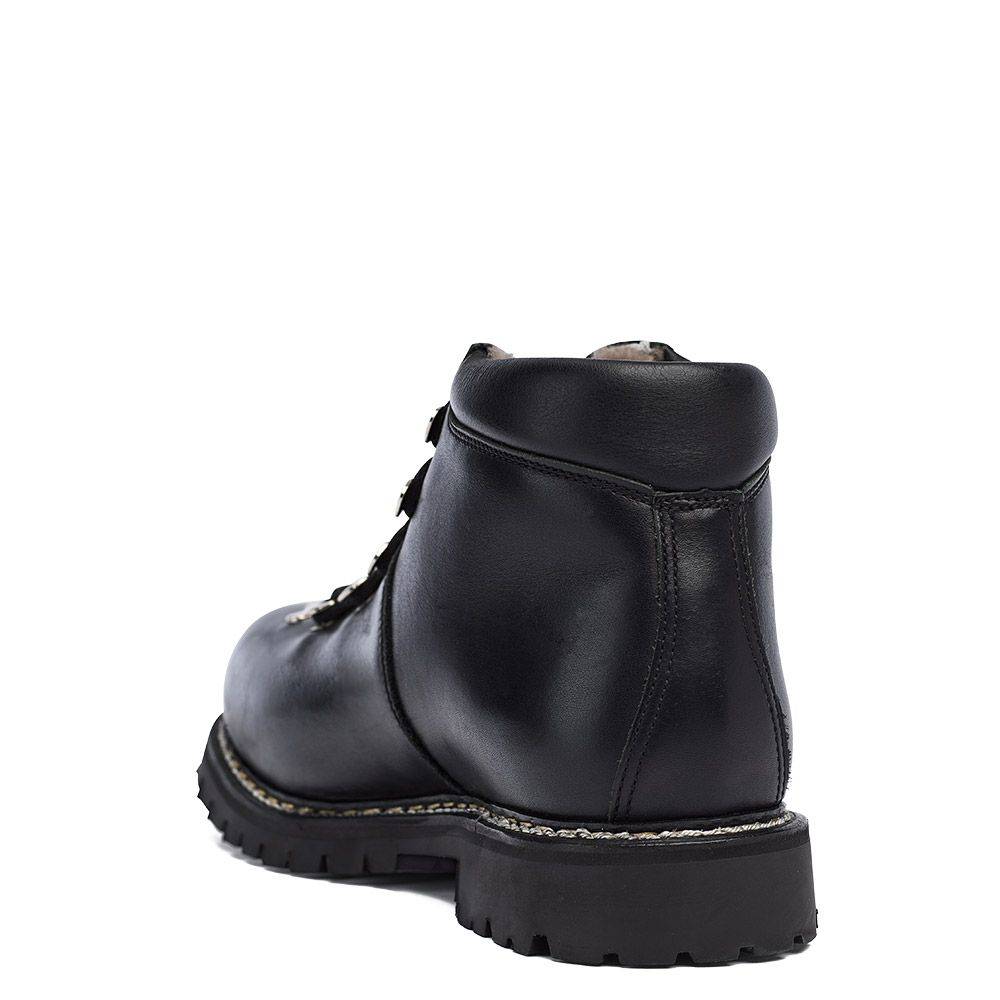 Original Haferl Halblech Lammfell | schwarz im Angebot