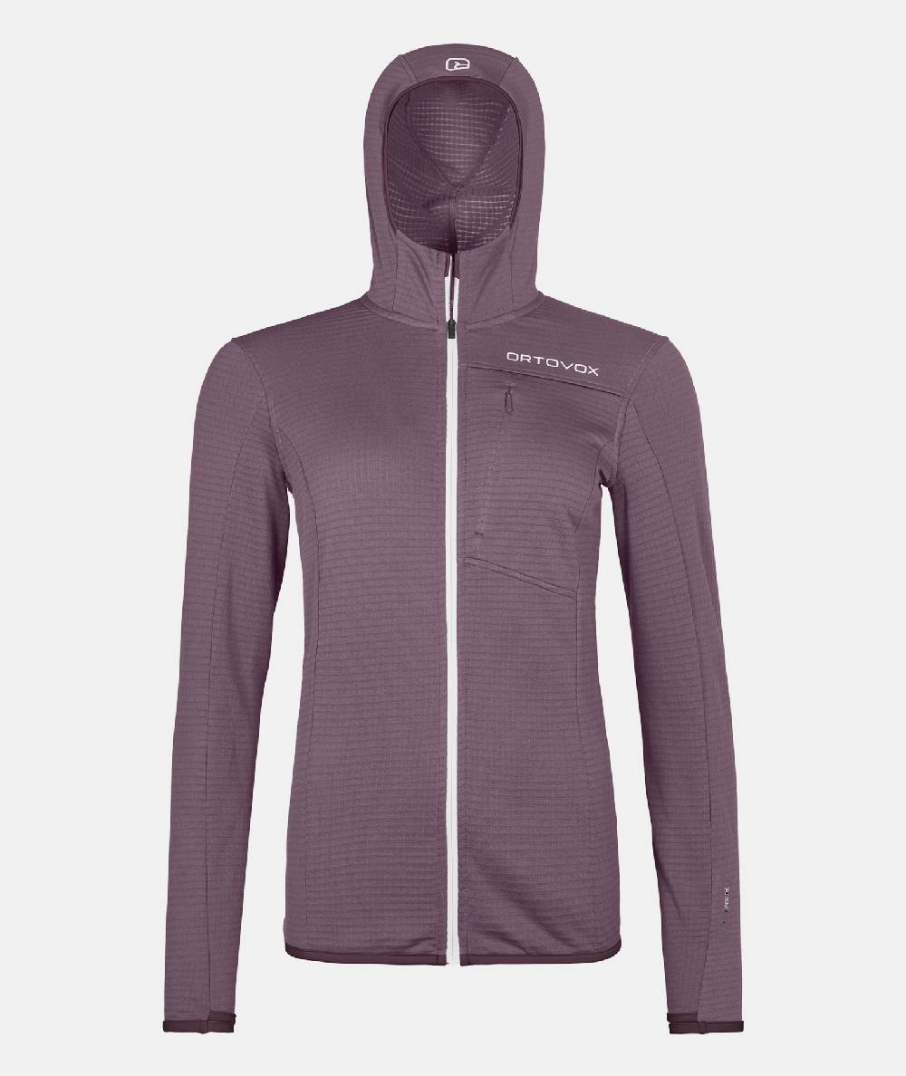 Ortovox FLEECE LIGHT GRID HOODED JKT