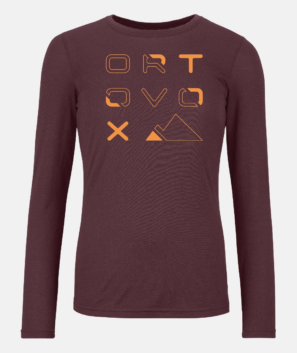 Ortovox 185 MERINO BRAND OUTLINE LS Günstiger Verkauf