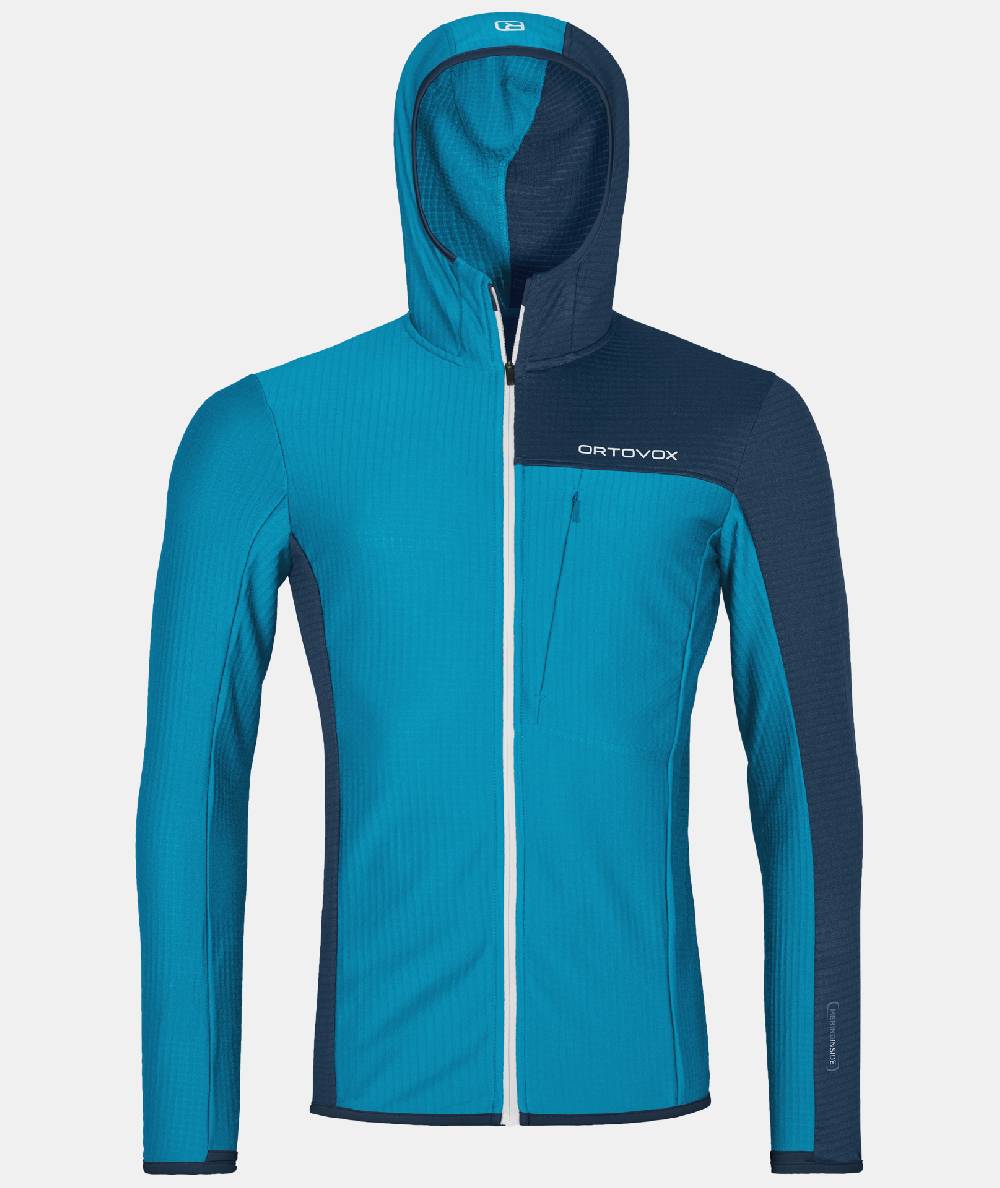 Ortovox FLEECE LIGHT GRID HOODED JKT