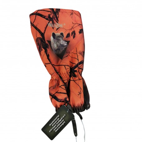 Parforce Gamaschen WILD ZONE camouflage mit wildschweinmotiv (orange) Schlussverkauf