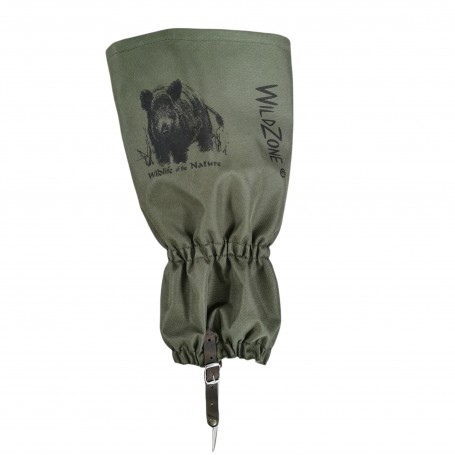 Parforce Gamaschen WILD ZONE mit wildschweinmotiv (grün, Größe L) Günstiger Verkauf