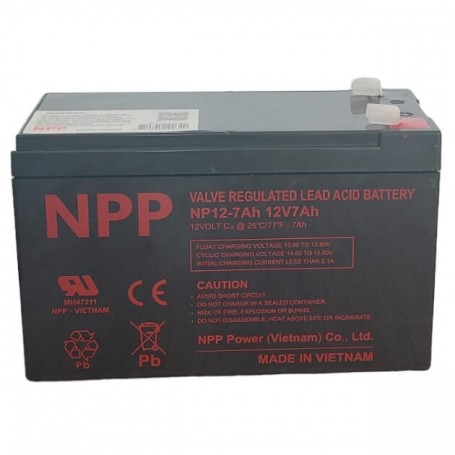 Parforce Akku 12V 7 Ah AGM