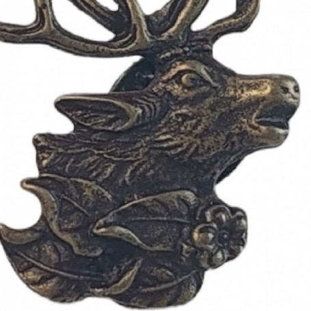 Parforce Anstecknadel Hirsch mit Blättern (LP09.03) Günstiger Verkauf