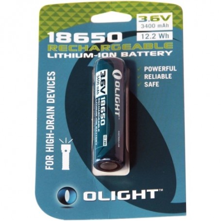Parforce Akku OLIGHT 18650 Lithium-Ion 3400mAh (1 Stk.) Fabrikverkauf