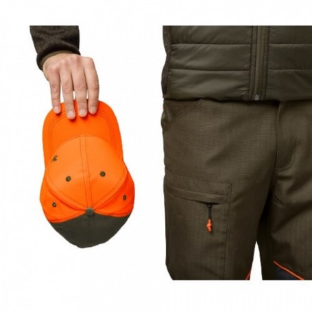 Parforce Cap SEELAND Venture (Kieferngrün/Hi-Vis orange) Einheitsgröße im Angebot