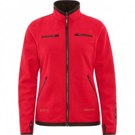 Parforce Fleece jacke HARKILA Kamko Damen (braun/rot) Outlet