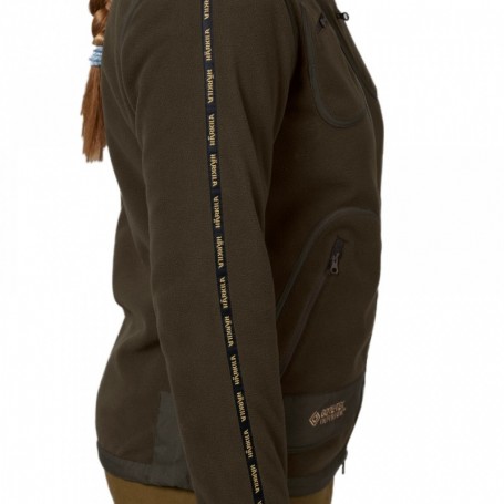 Parforce Fleece jacke HARKILA Kamko Damen (braun/rot) Outlet
