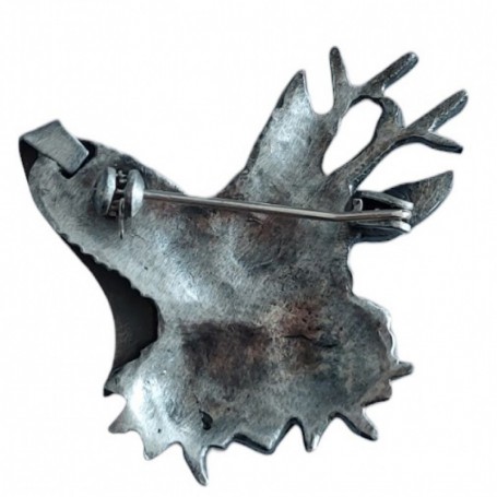 Parforce Anstecknadel mit Motiv von Hirsch und Edelweiss ARTURE (2610) Blitzverkäufe