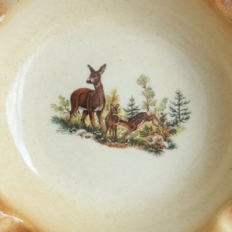 Parforce Aschenbecher mit Rehdeko KOZAP (16 cm) Auslauf