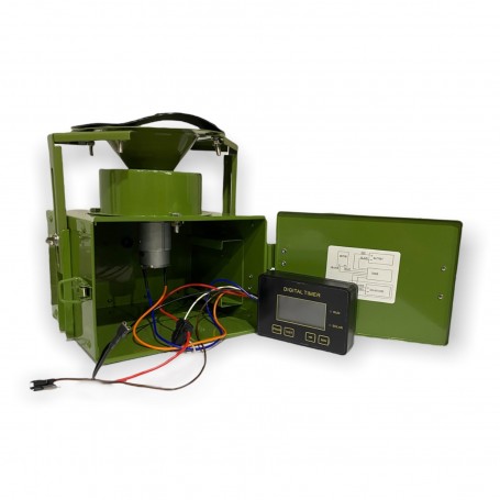 Parforce Automatischer Metall-Wildfütterer HUNTERA FeedPro M3 6V gerichtet im Angebot