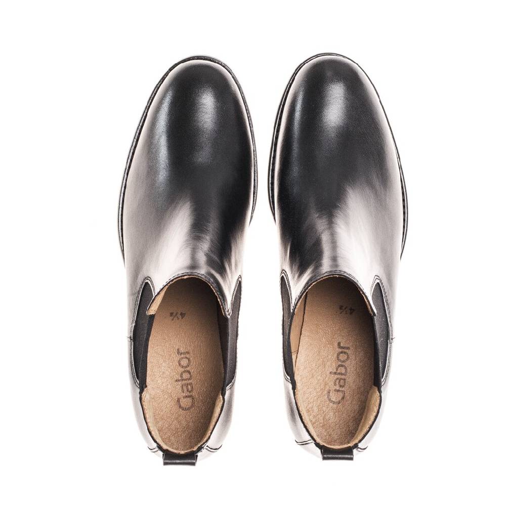 Pius Gabor Chelsea Boot schwarz Günstiger Verkauf