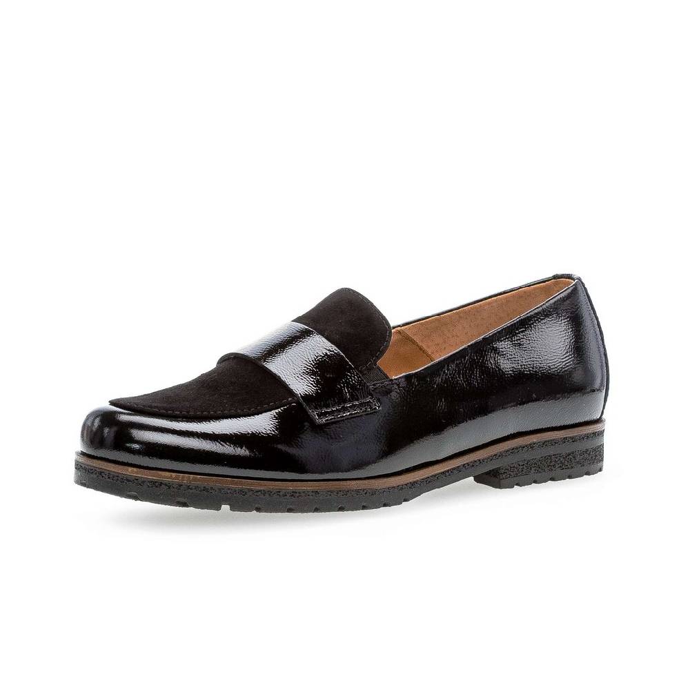 Pius Gabor Slipper schwarz Hotsell