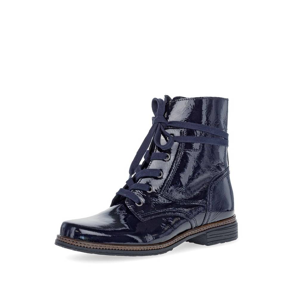 Pius Gabor Schnürstiefelette blau Outlet