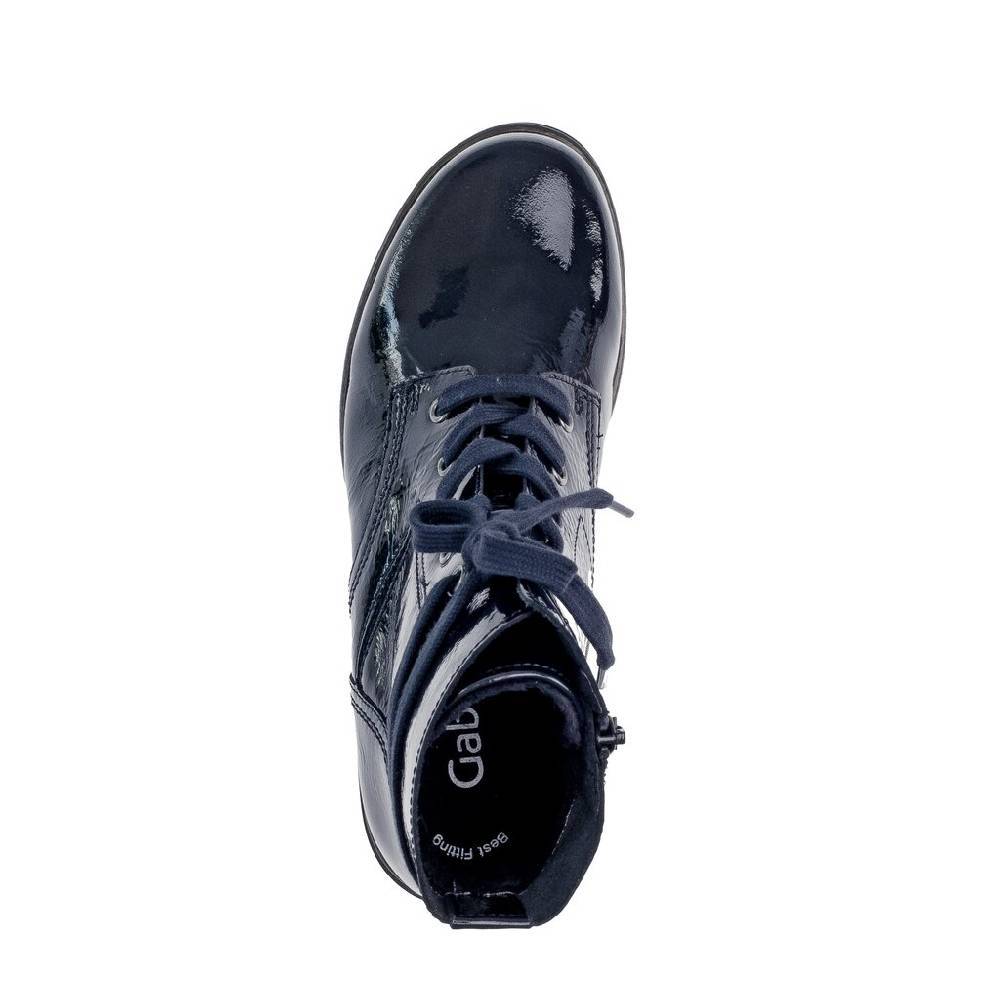 Pius Gabor Schnürstiefelette blau Outlet
