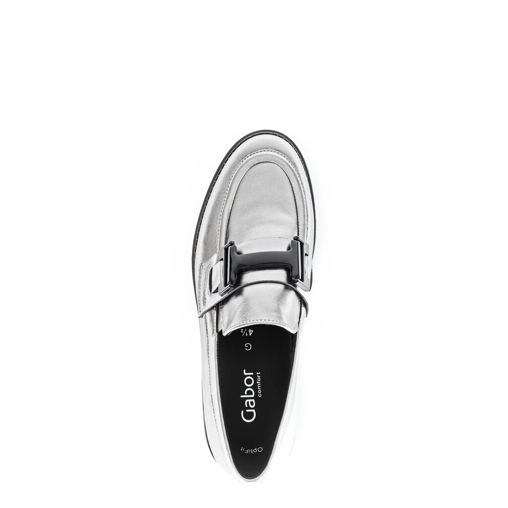 Pius Gabor Loafer silber Auslauf