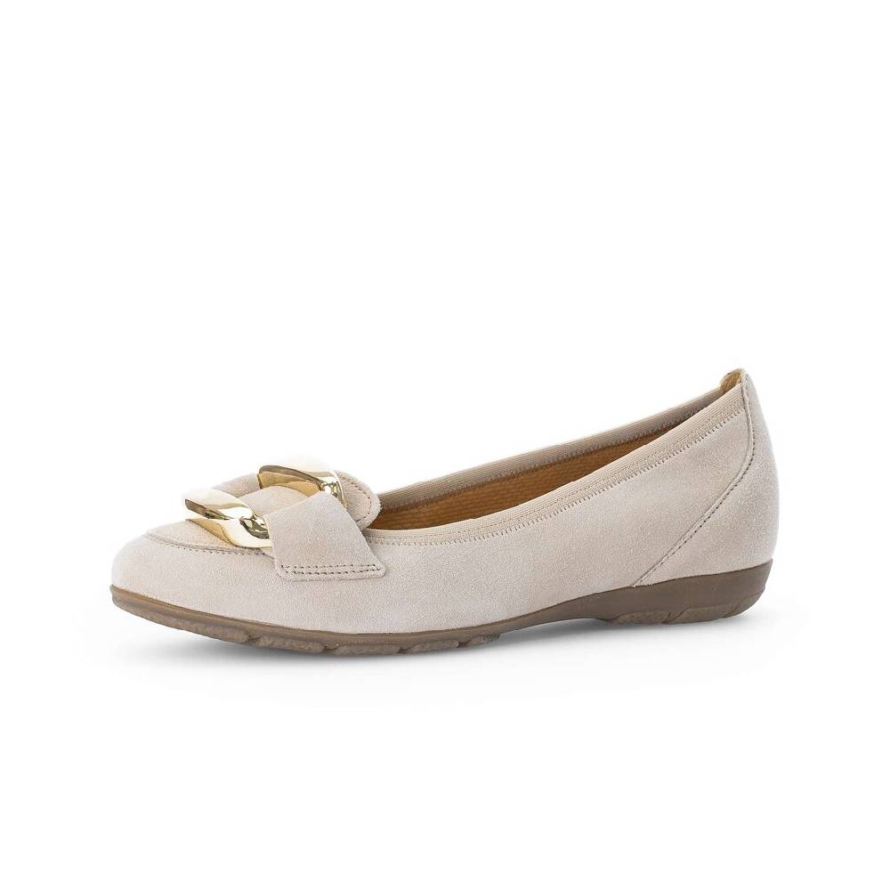 Pius Gabor Sportliche Ballerina beige Im Verkauf