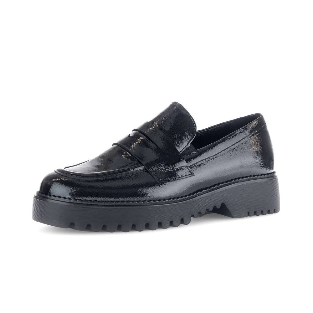 Pius Gabor Loafer schwarz 50% Rabatt mit kostenlosem Versand