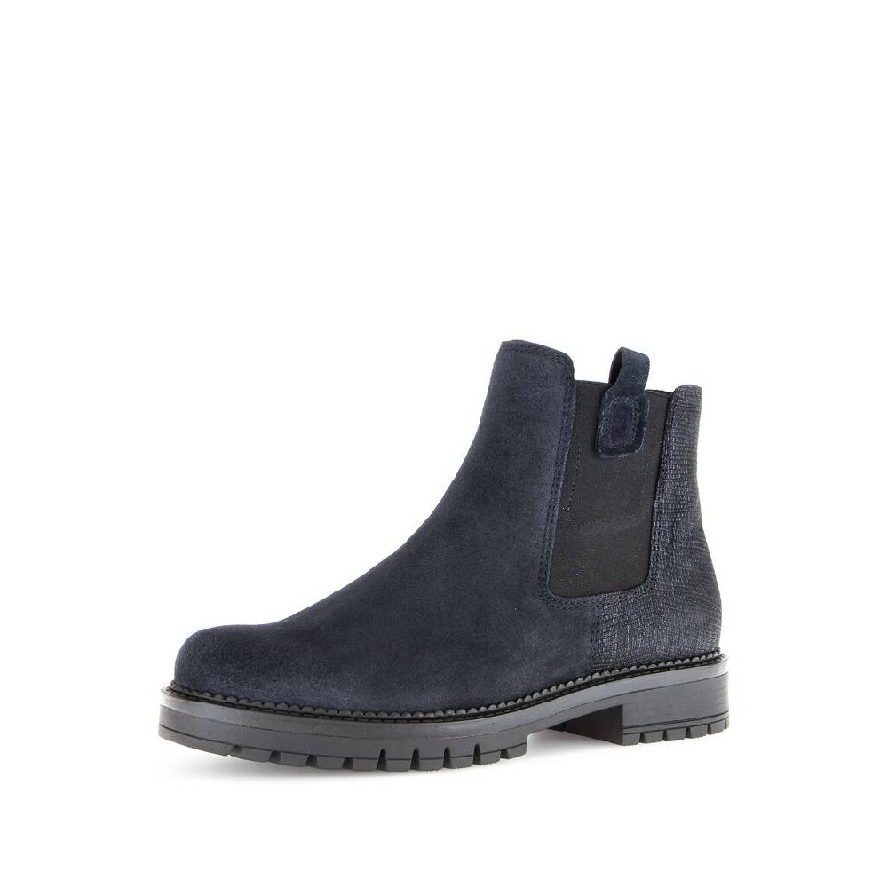 Pius Gabor Chelsea Boot blau Auslauf