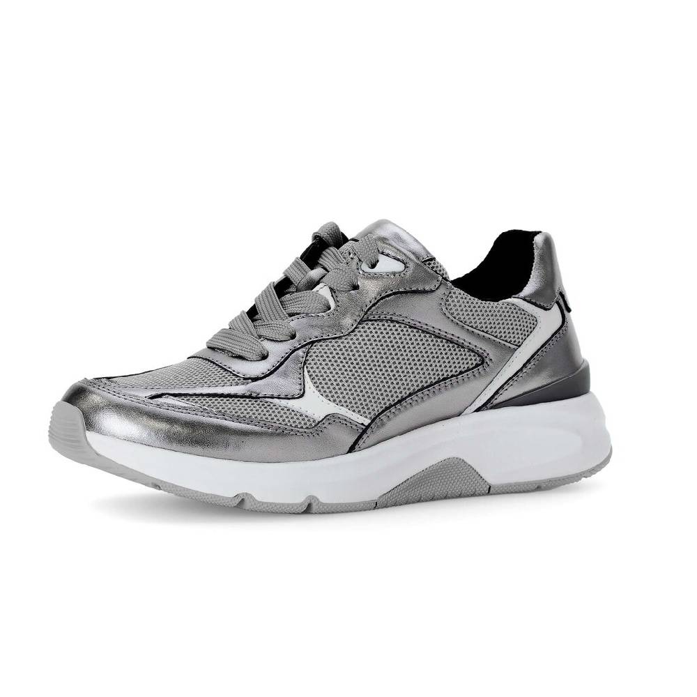 Pius Gabor Sneaker low silber Fabrikverkauf