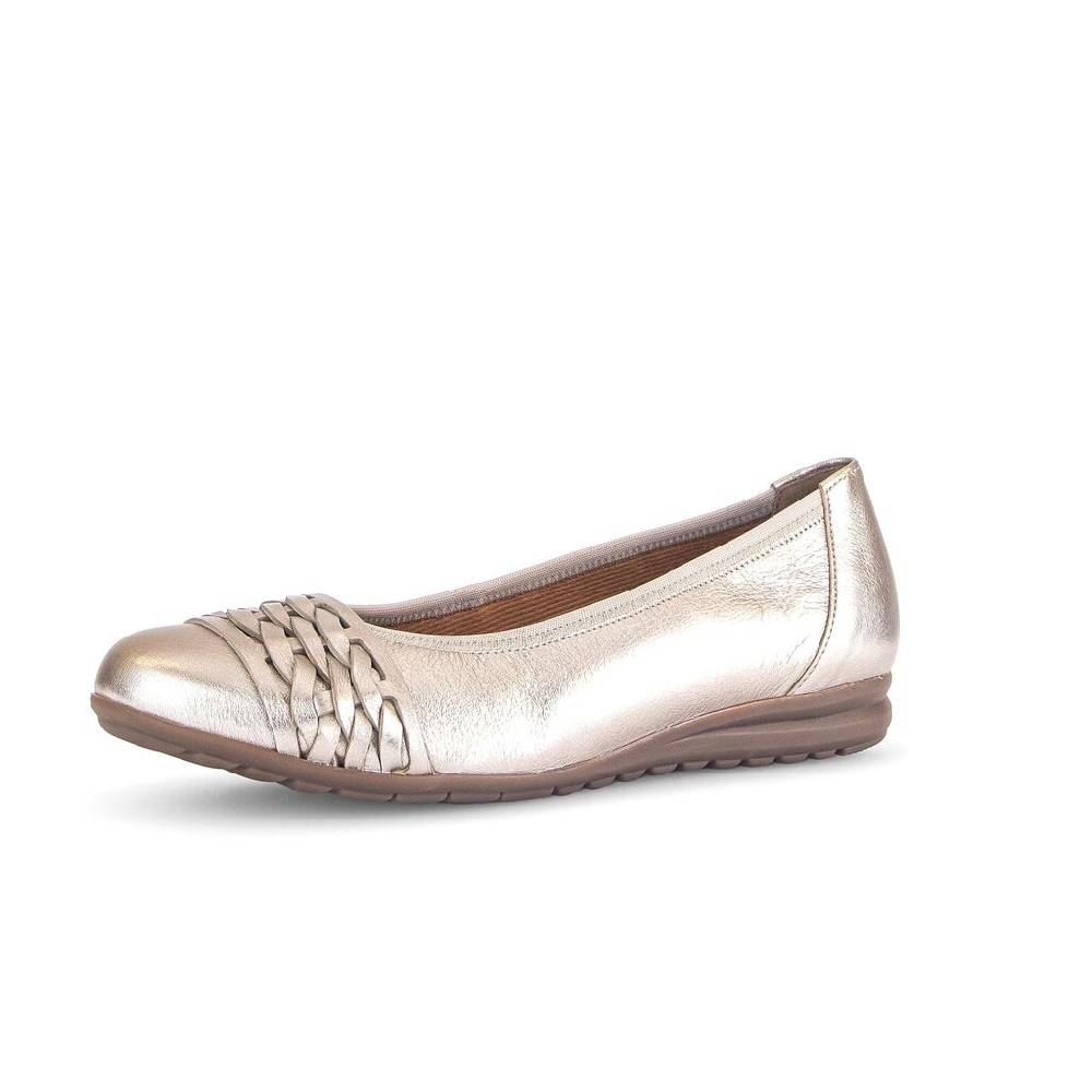 Pius Gabor Sportliche Ballerina gold Online Outlet