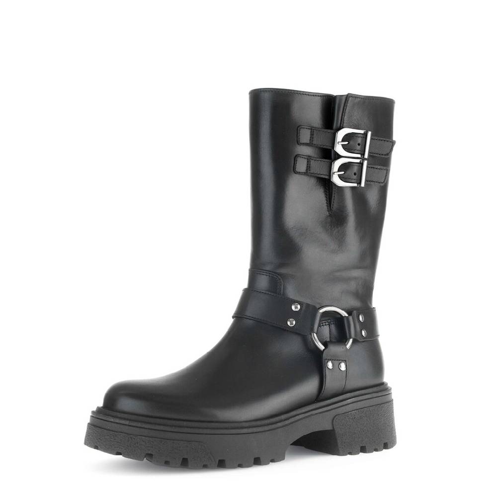 Pius Gabor Biker Boots schwarz Sonderangebot
