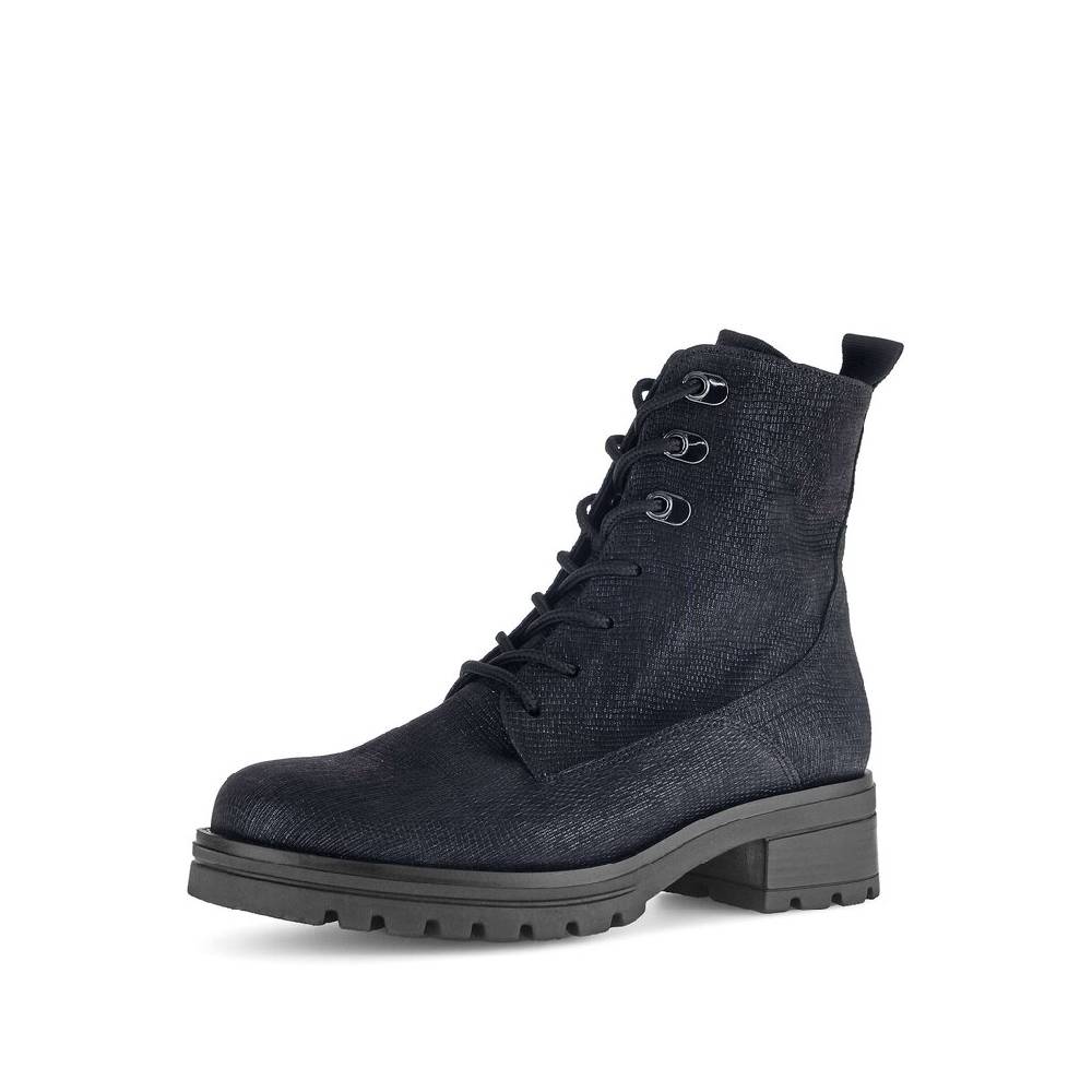 Pius Gabor Schnürstiefelette blau Cyber Monday