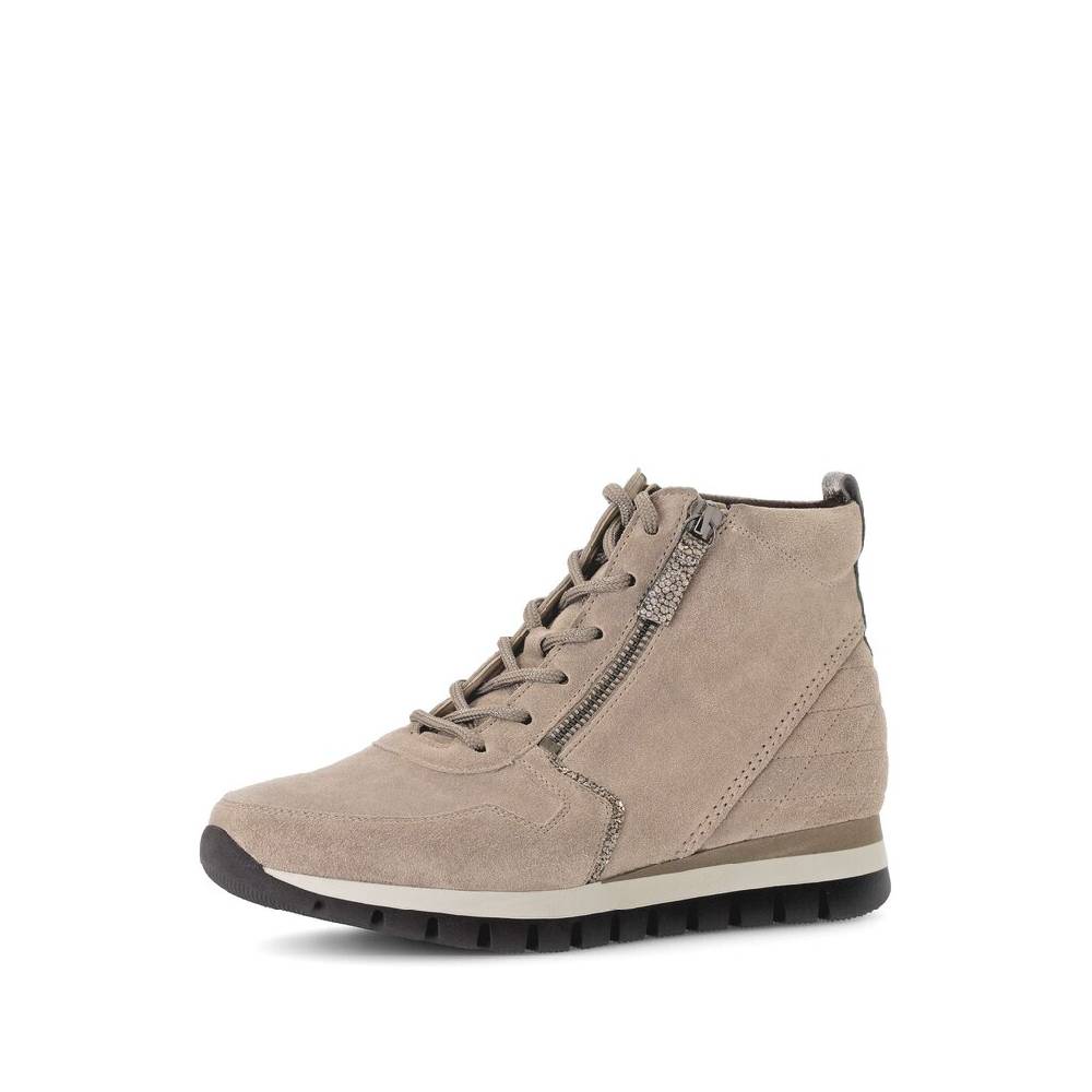 Pius Gabor Schnürstiefelette beige Blitzangebot