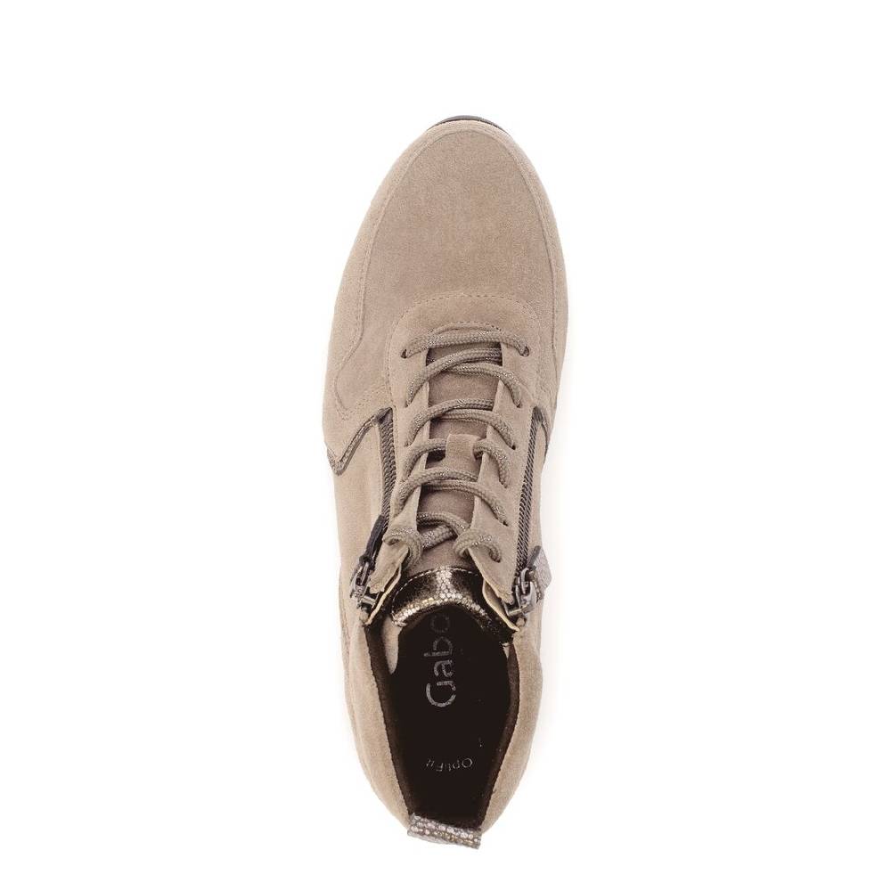 Pius Gabor Schnürstiefelette beige Blitzangebot