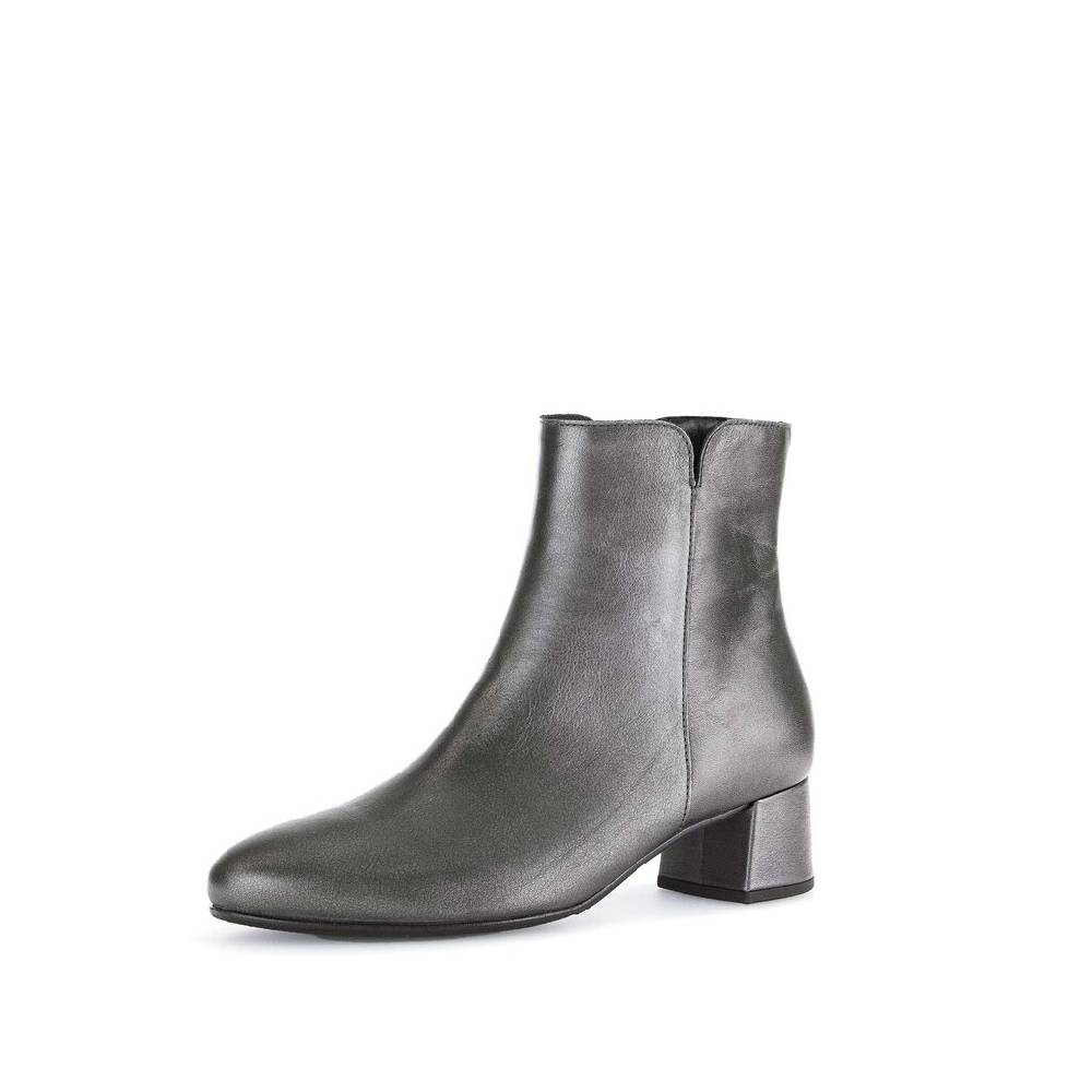 Pius Gabor Elegante Stiefelette silber Räumungsverkauf