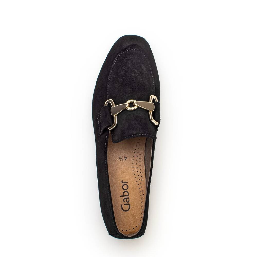 Pius Gabor Slipper schwarz Fabrikladen