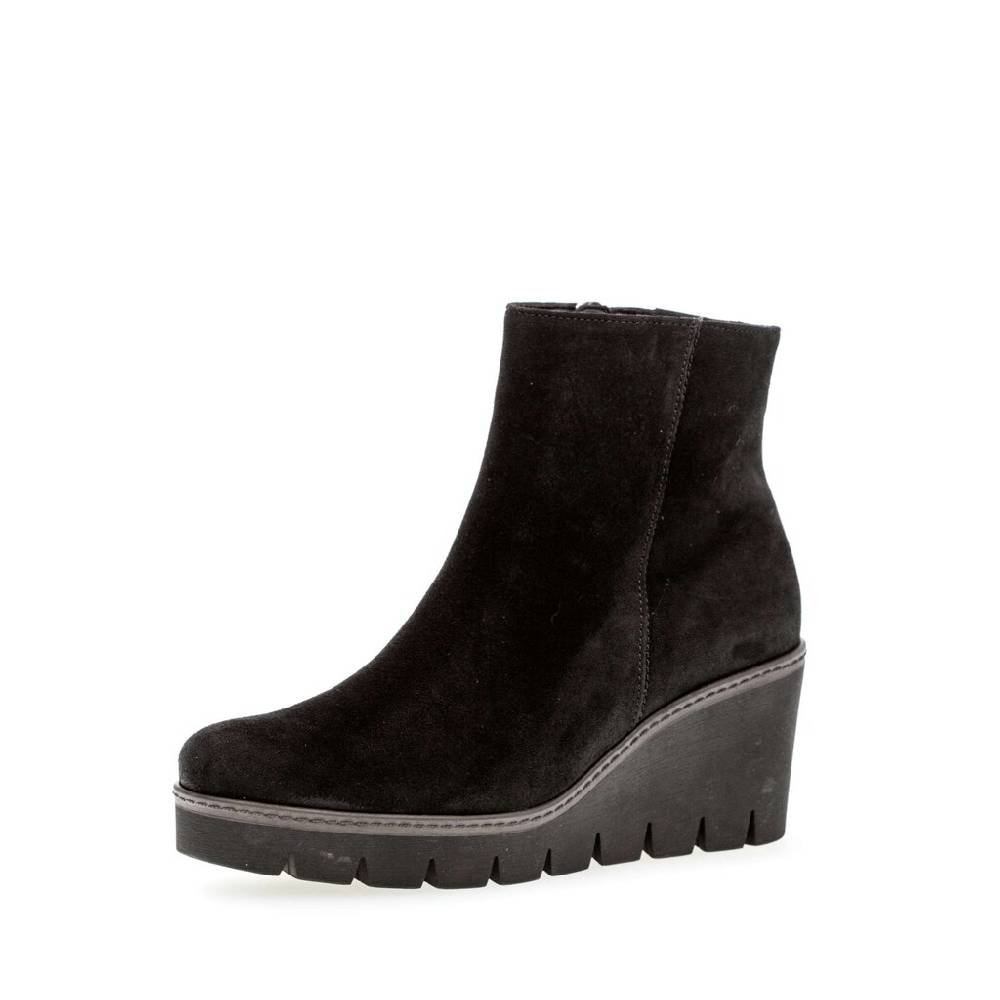 Pius Gabor Plateau Stiefelette schwarz Cyber Monday