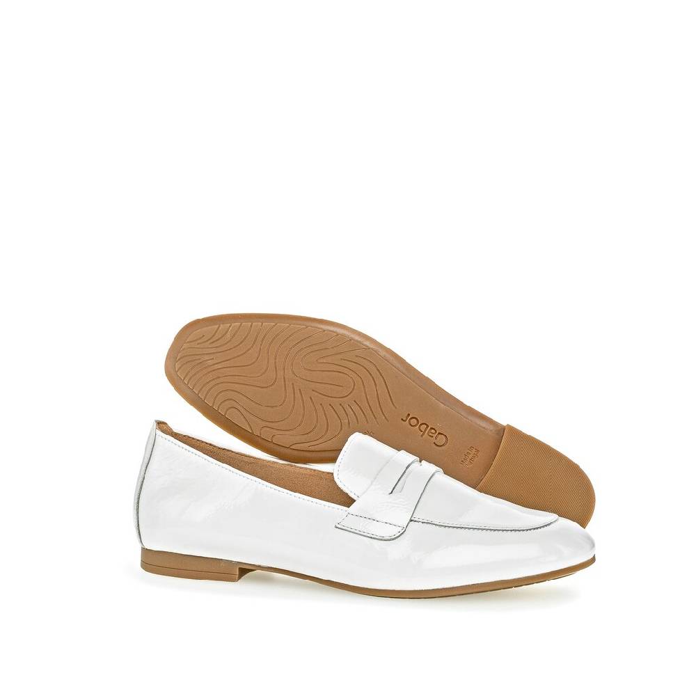 Pius Gabor Slipper weiß Letzte 2 Tage