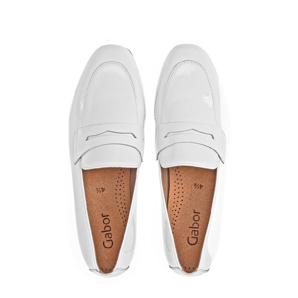 Pius Gabor Slipper weiß Letzte 2 Tage