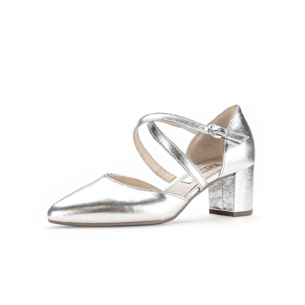 Pius Gabor Spangenpumps silber Speichern exportieren